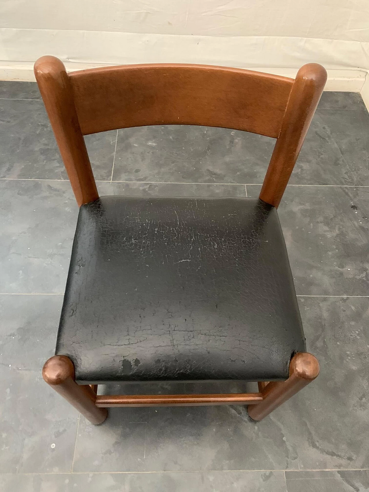 6 Sedie in legno, anni '70 1156572