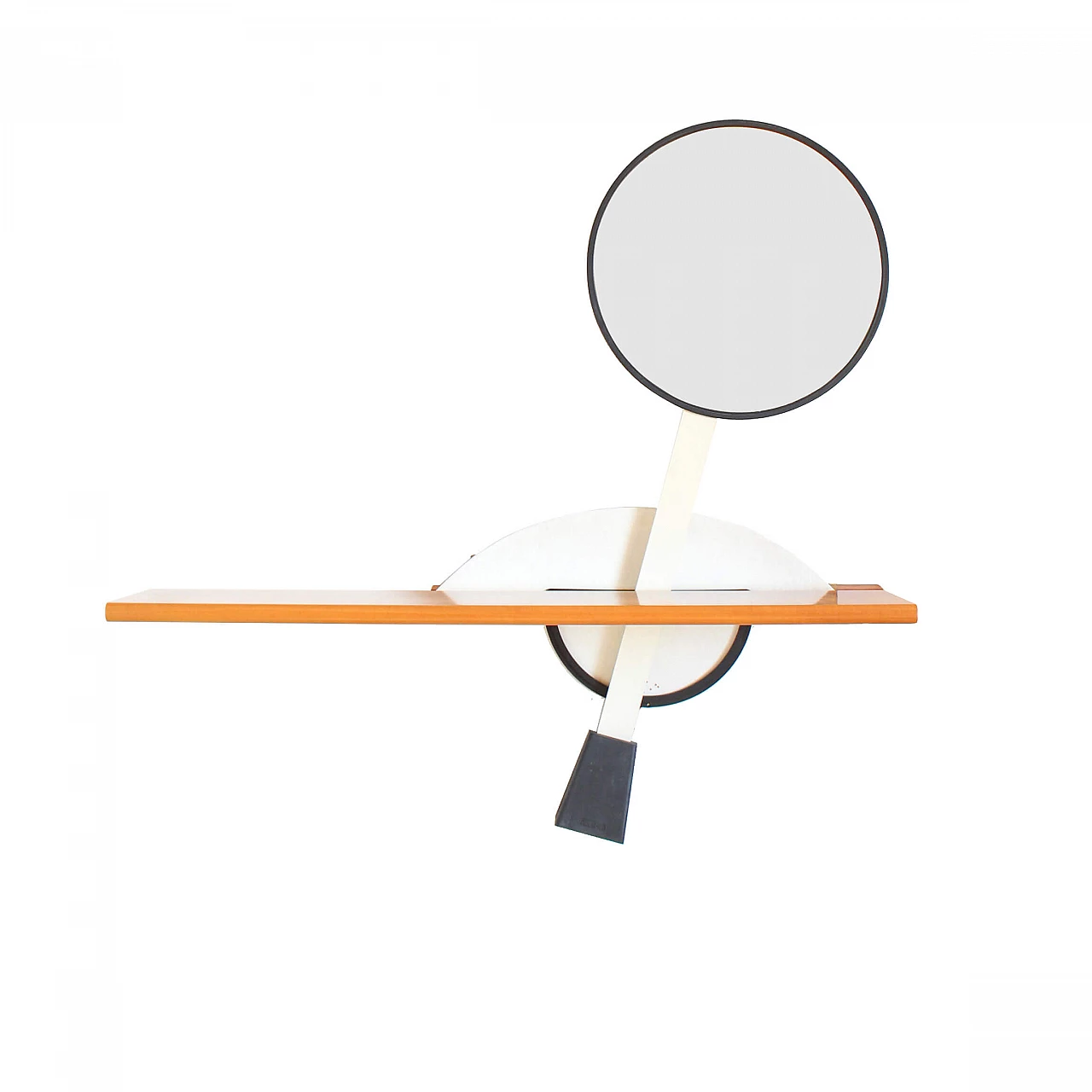 Mirror with shelf Solemio by Giotto Stoppino for Acerbis 1156666