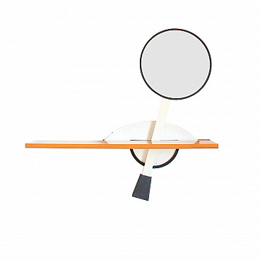 Mirror with shelf Solemio by Giotto Stoppino for Acerbis