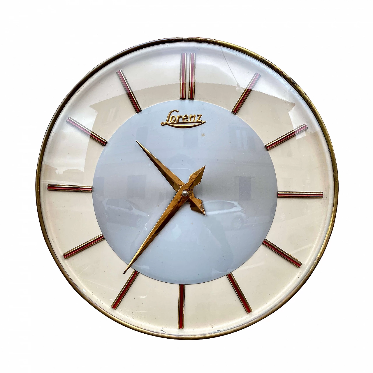 Orologio da parete elettromeccanico Lorenz Reform, anni '60 1156965