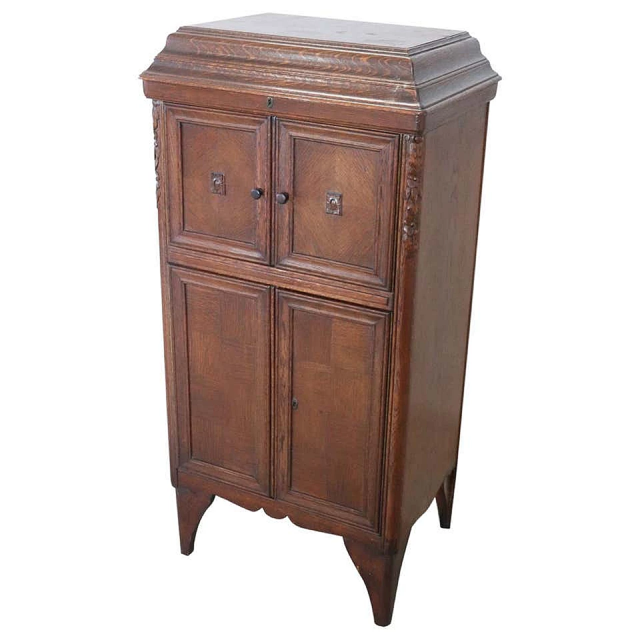 Antique oak cabinet, 40s 1157007