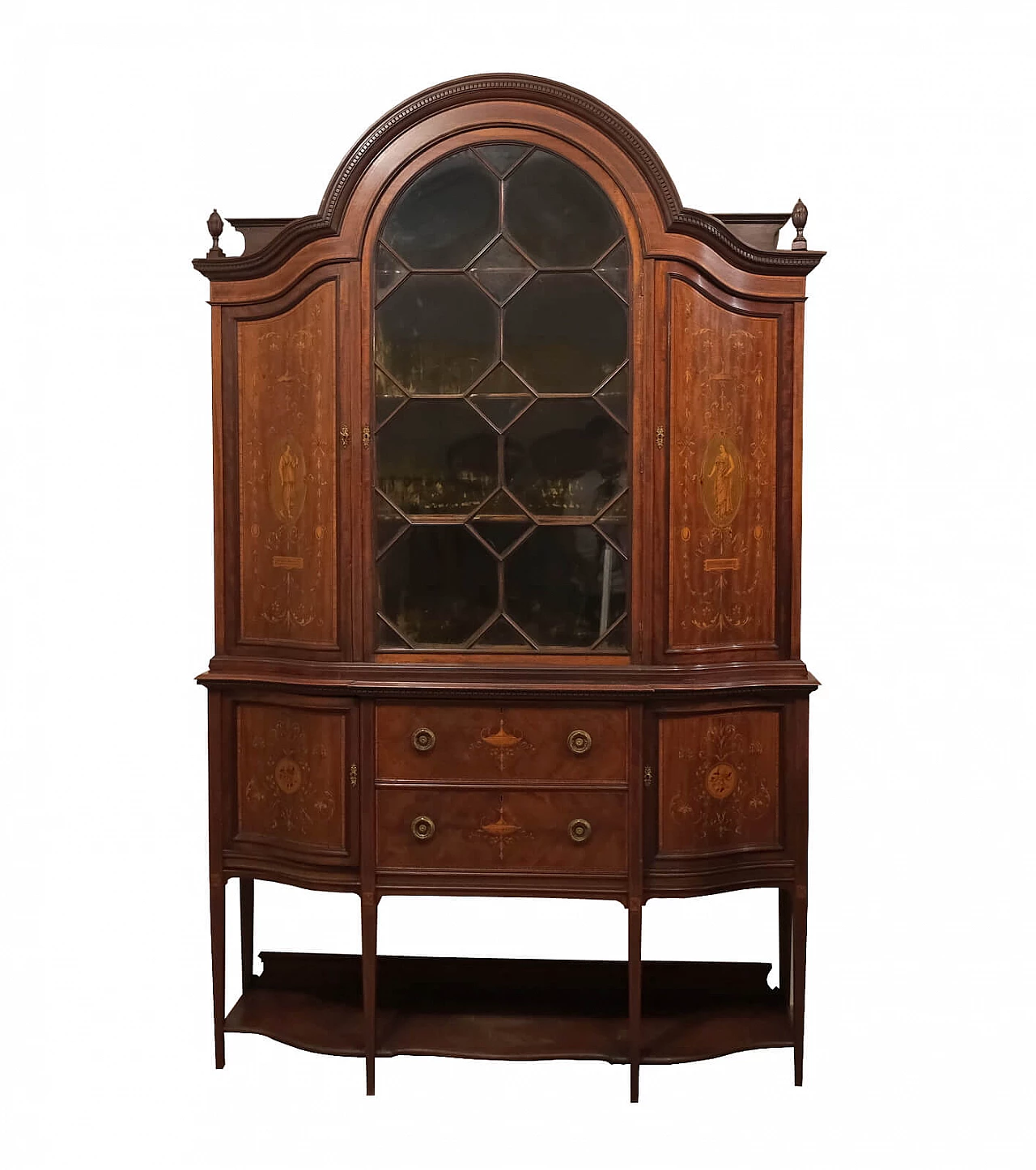 Vetrina inglese Eduardiana in mogano, sec XIX 1157464