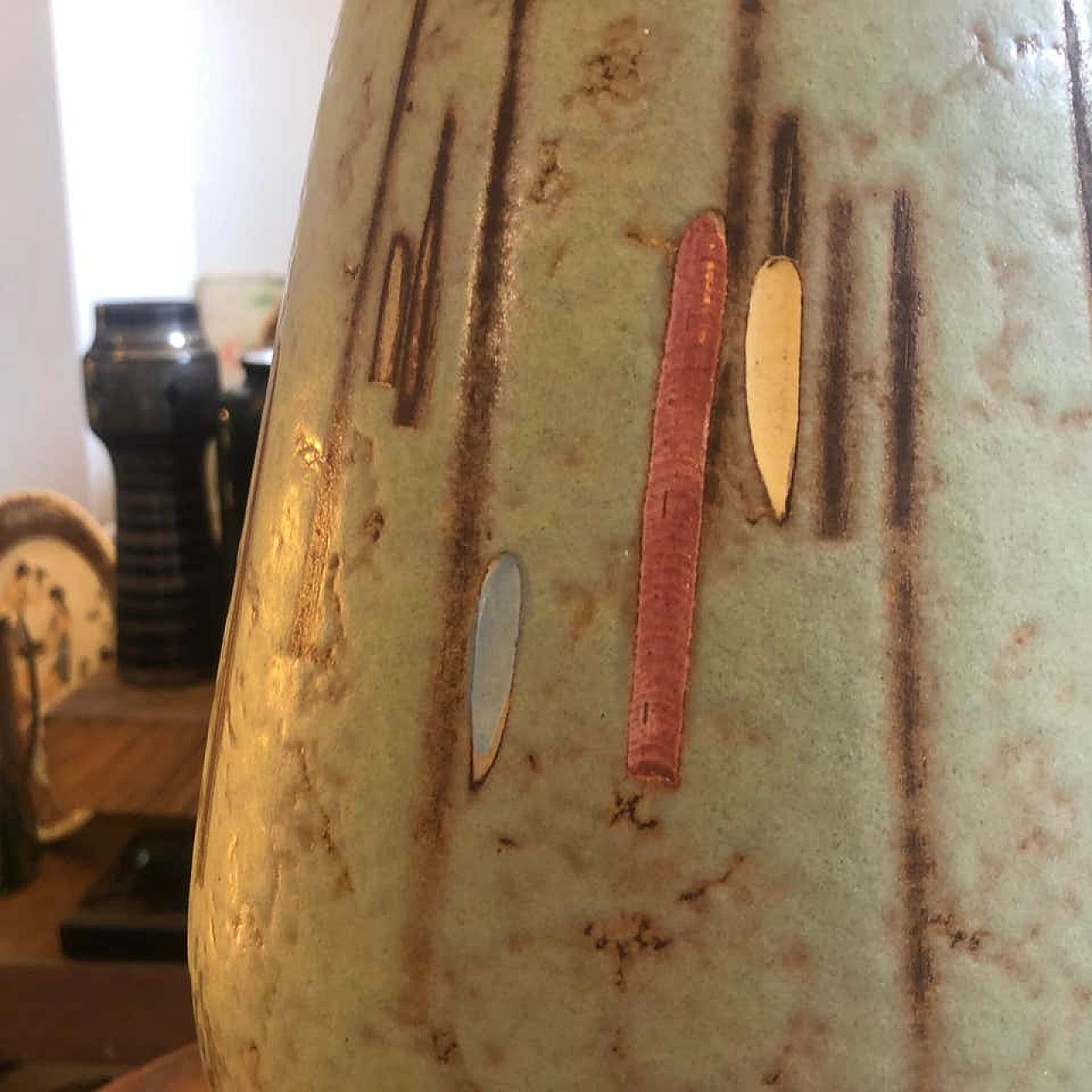 Modernist pottery vase Scheurich, 1960s 1157612