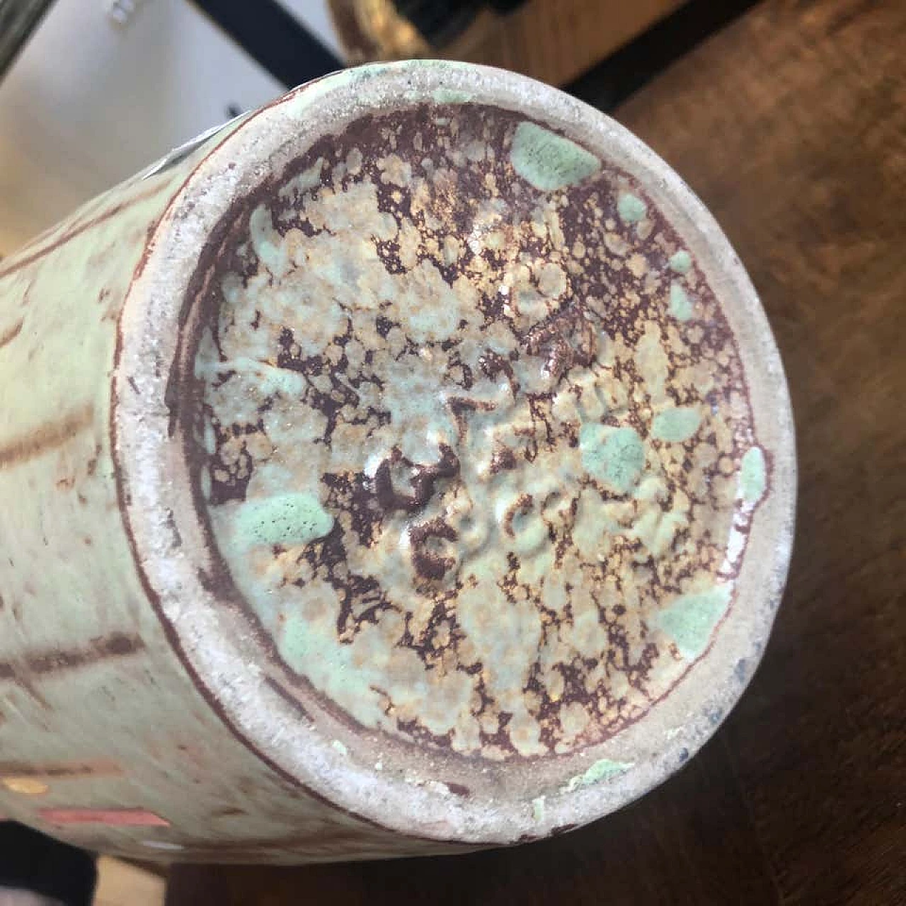 Modernist pottery vase Scheurich, 1960s 1157617