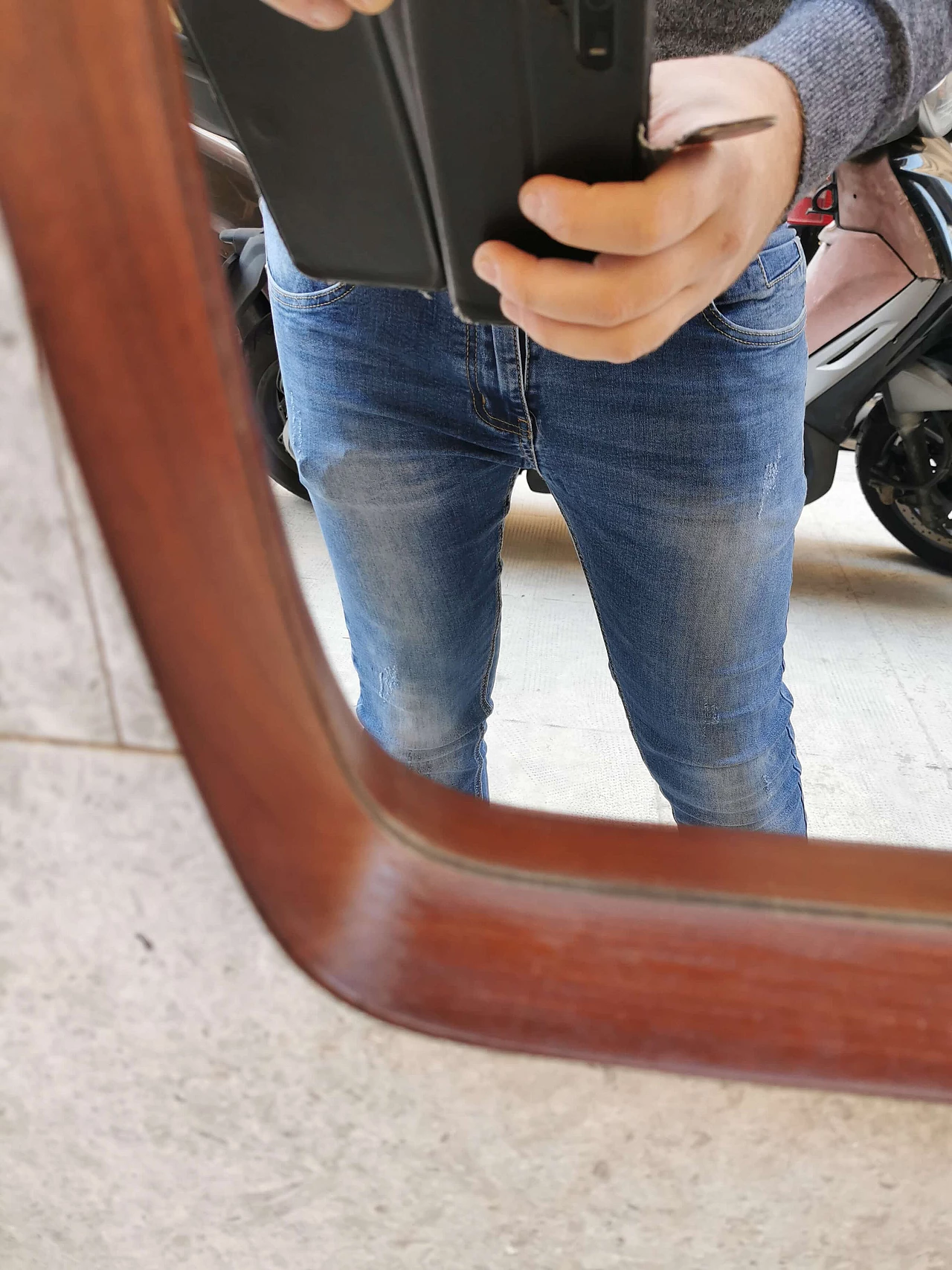 Specchio in teak di Pendersen e Hansen, anni '60 1157756