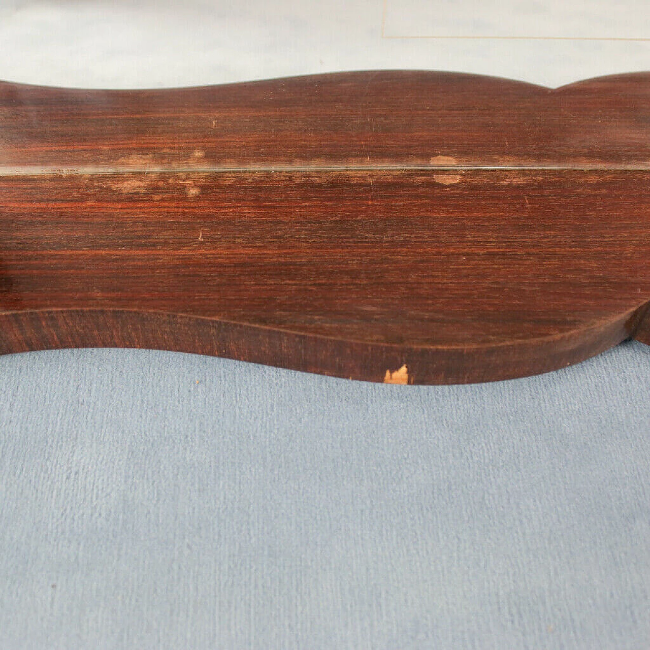 Specchio in legno scuro, anni '50 1157965