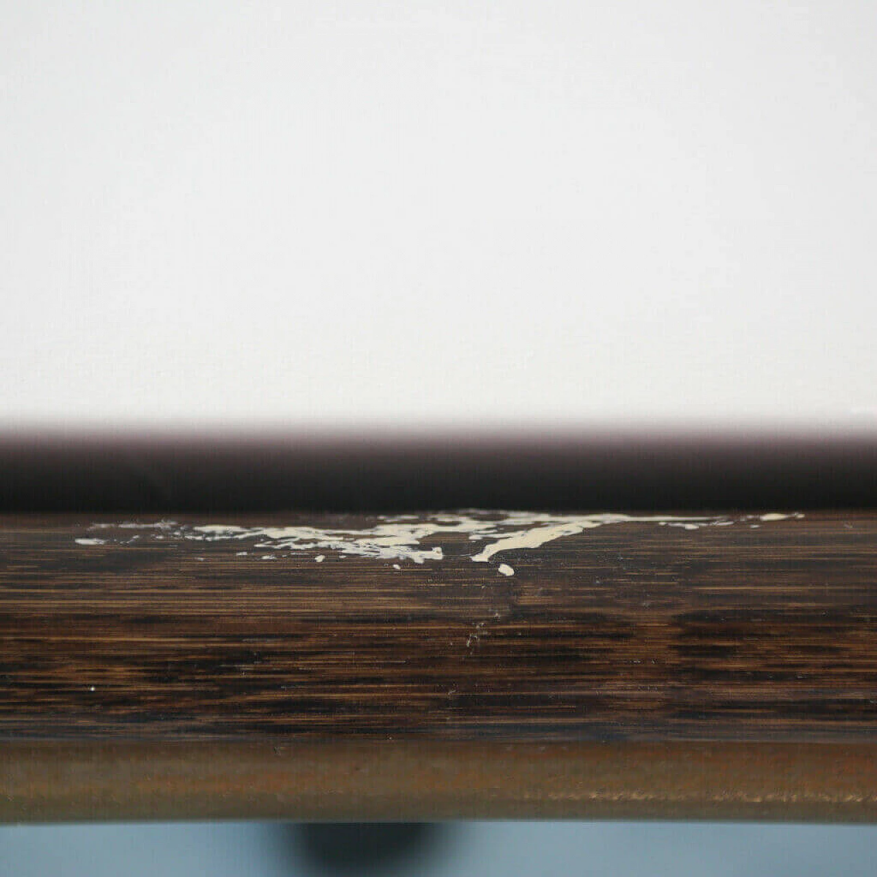 Specchio con cornice in bamboo, anni '70 1158015