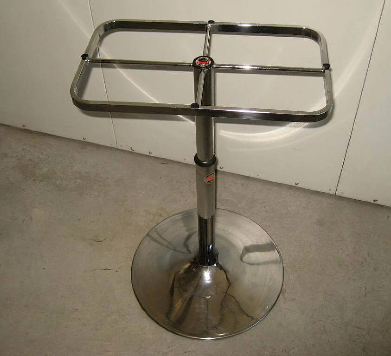 Steel and glass coffee table by Allegri Parma, 70's 1158682