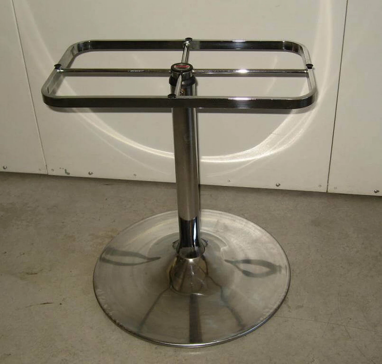 Steel and glass coffee table by Allegri Parma, 70's 1158686