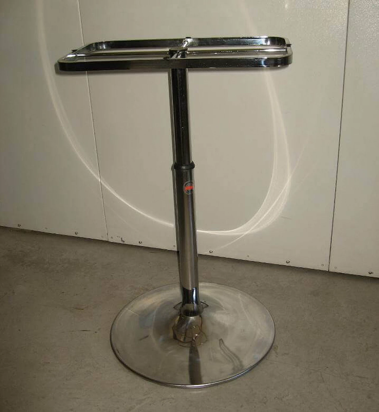 Steel and glass coffee table by Allegri Parma, 70's 1158688