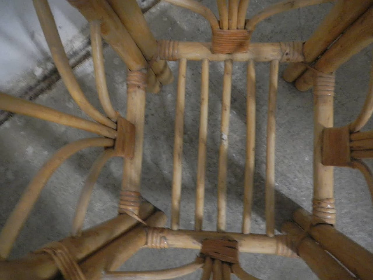 Wicker flower stand, 1970's 1158756