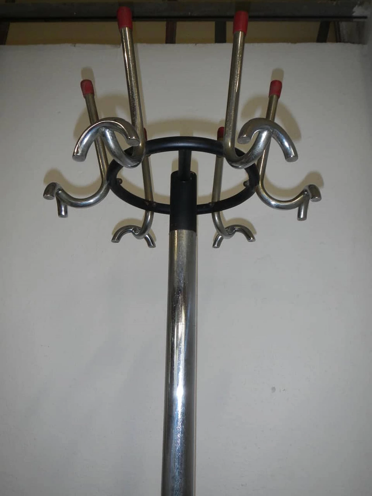 Chromed metal office coat rack, 1950s 1158761