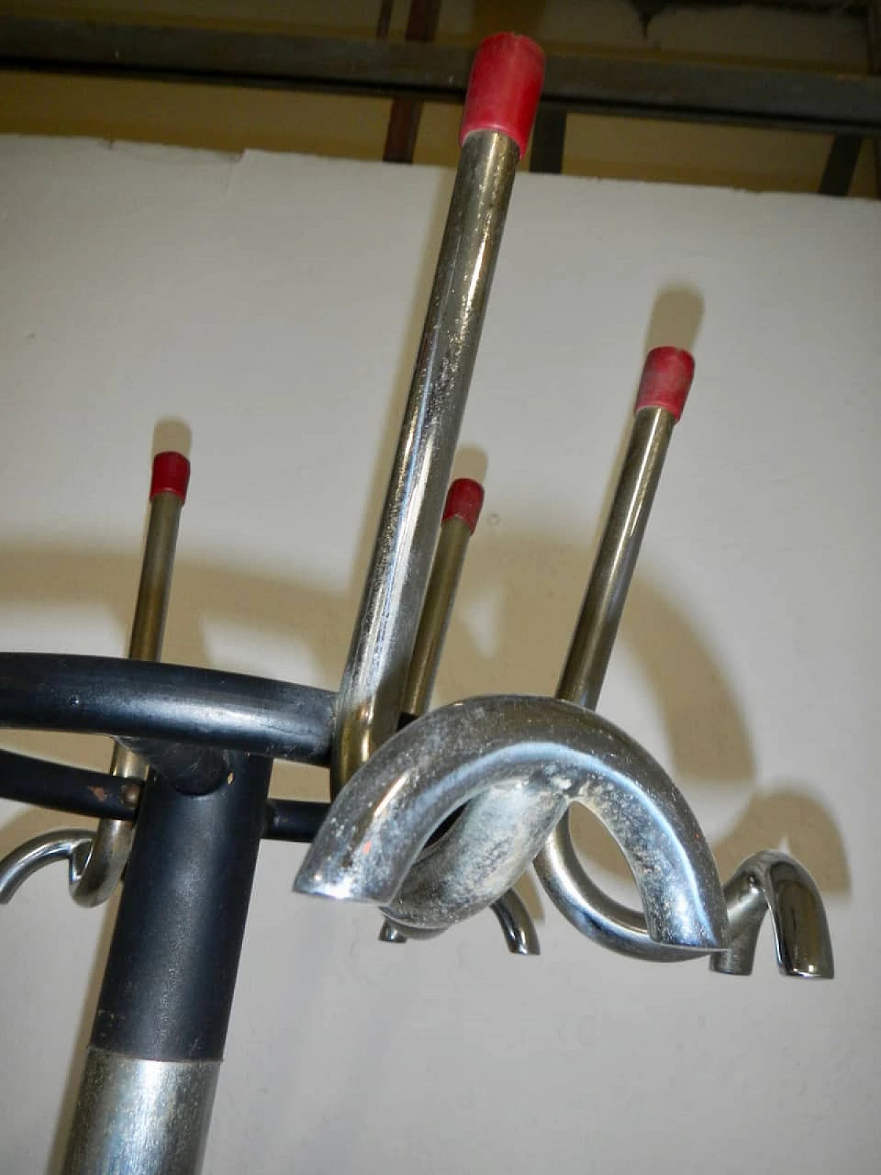 Chromed metal office coat rack, 1950s 1158764