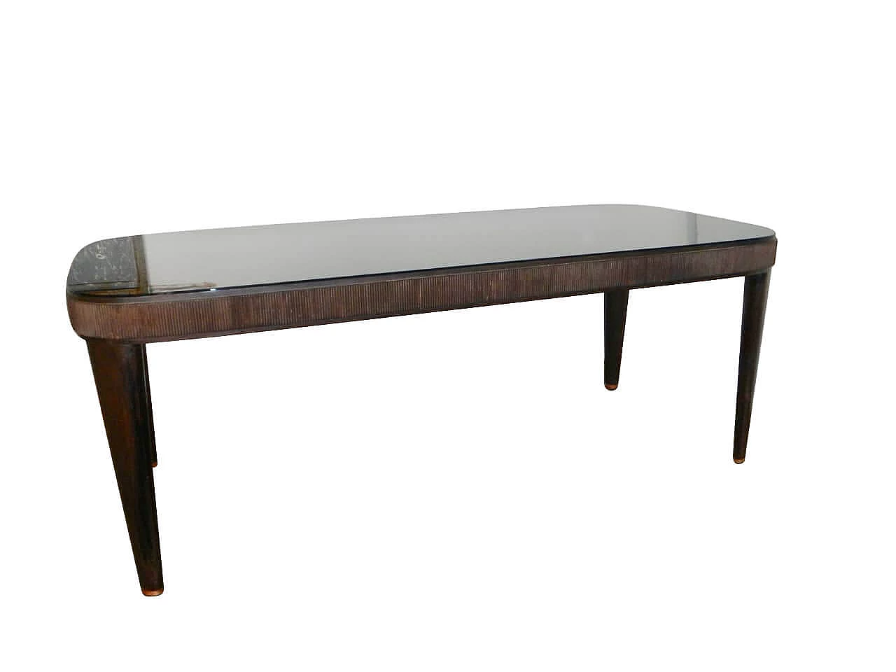 Walnut and maple dining room table attributed to Paolo Buffa Milano, 1940s 1158908
