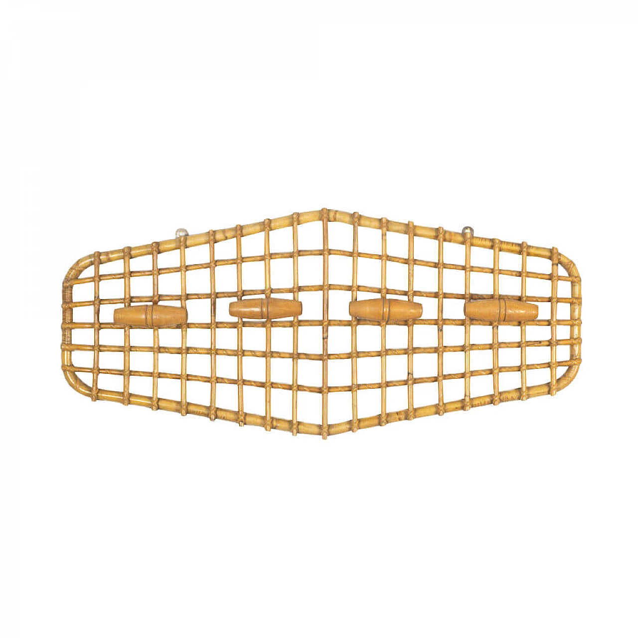 Bamboo coat rack by Olaf von Bohr for Bonacina, 1950s 1158958