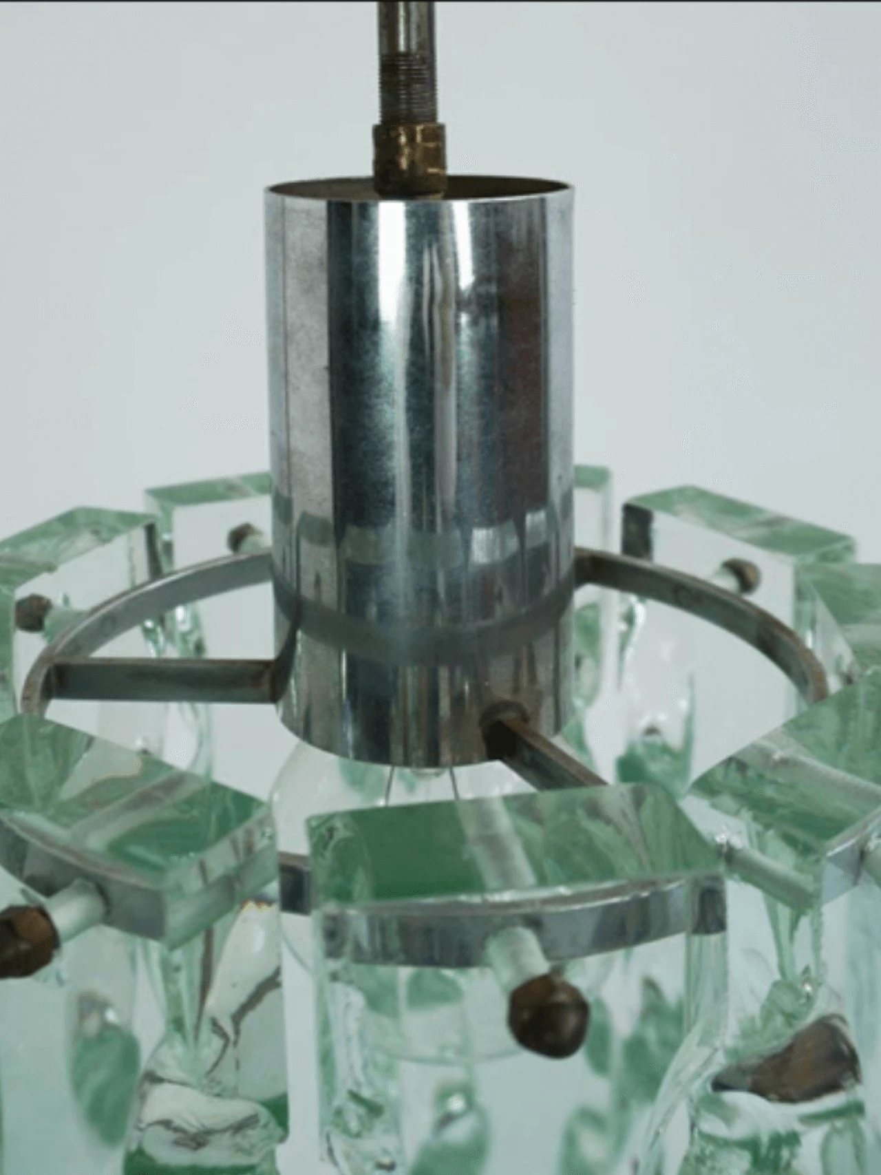 Lampadario nello stile di Max Ingrand, anni '70 1158970