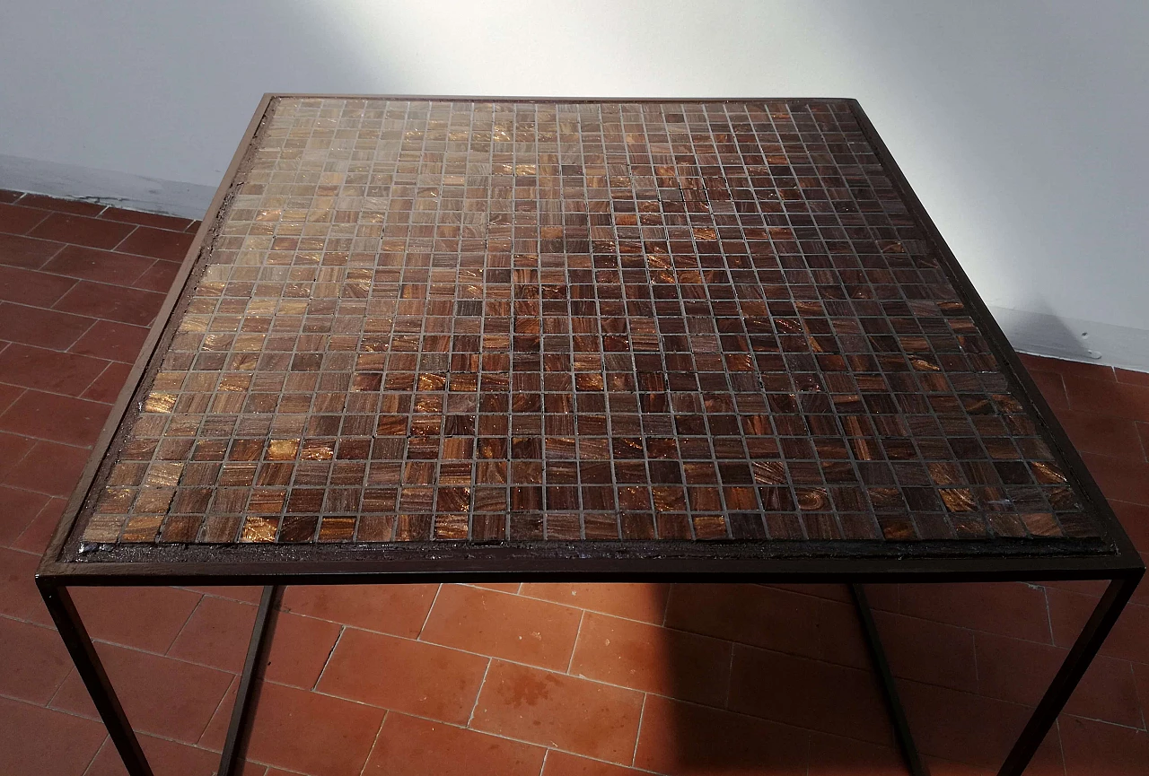 Tavolino con piano in mosaico Bisazza 1159027