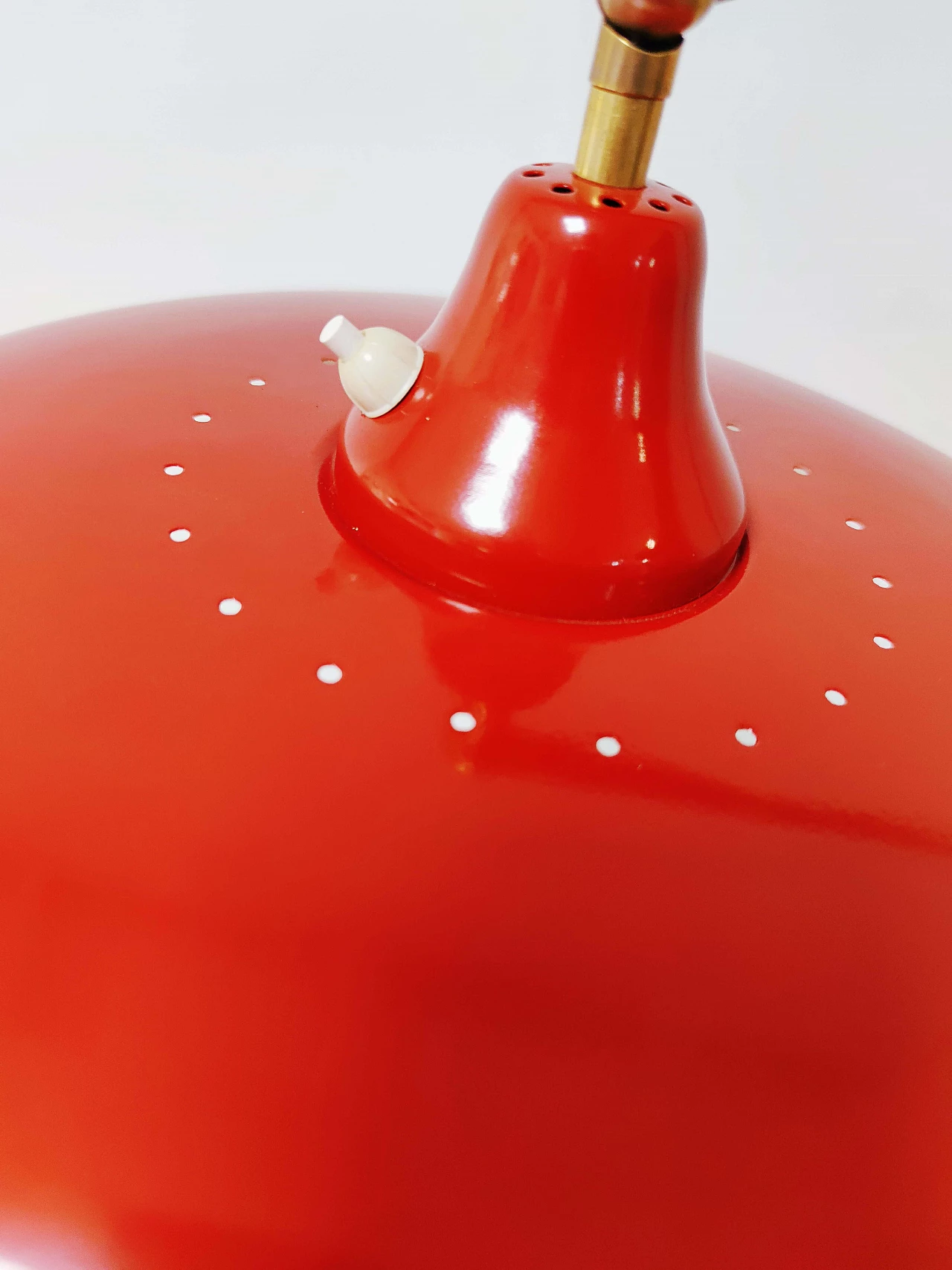 Lampada da terra in ottone e base in marmo 1159327