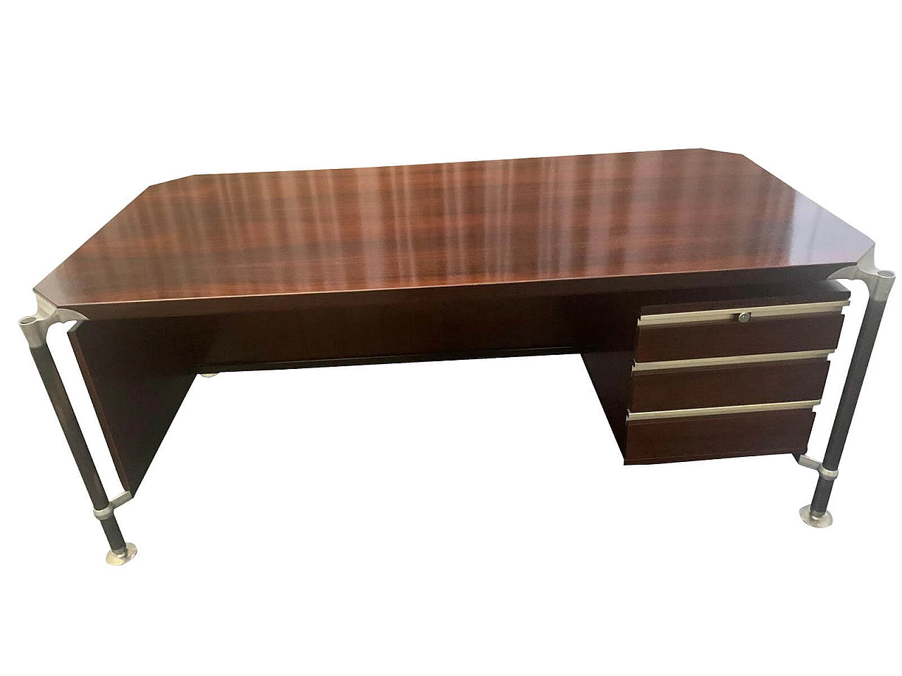 Rosewood desk by Ico and Luisa Parisi for MIM Rome, 1960s 1159905