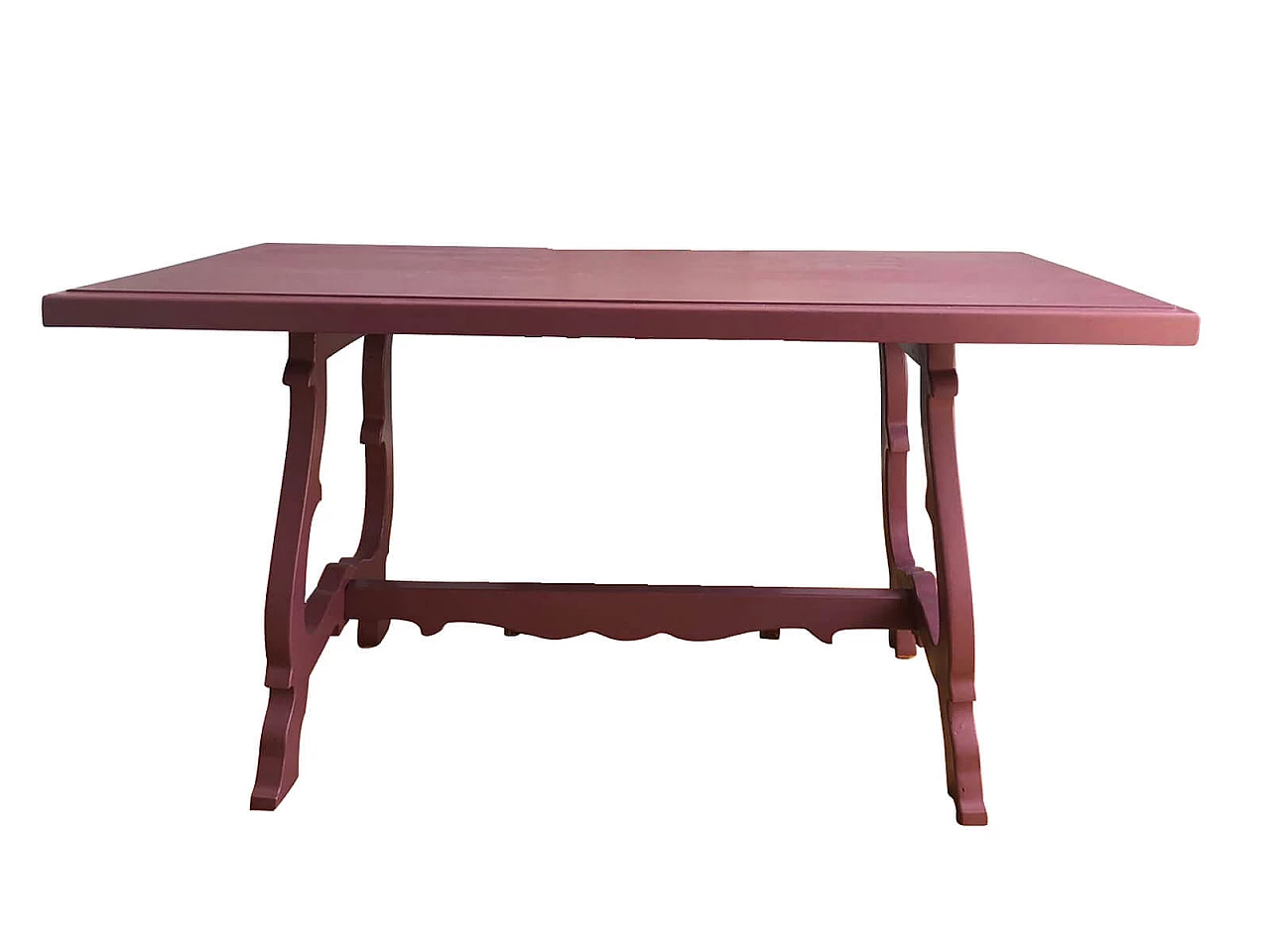 Fratino table in painted wood, 80s 1159946