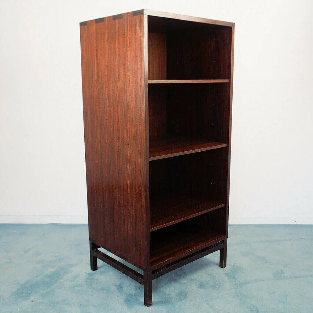 Teak bookcase with 4 shelves, 70's 1160178