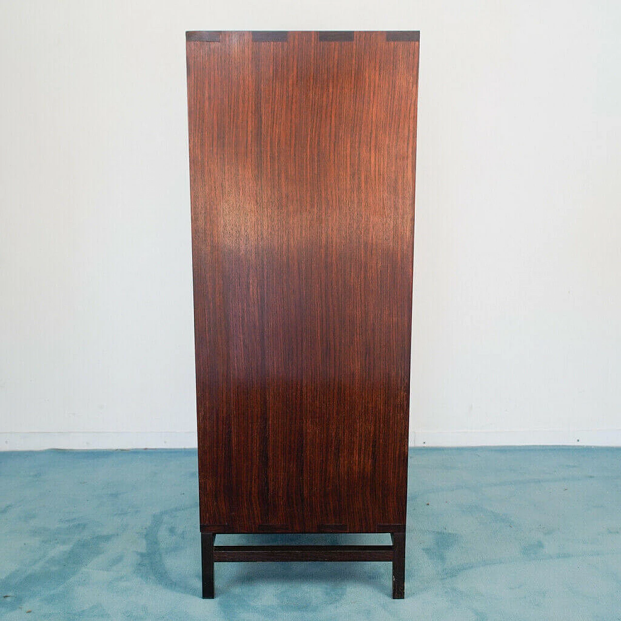 Teak bookcase with 4 shelves, 70's 1160179