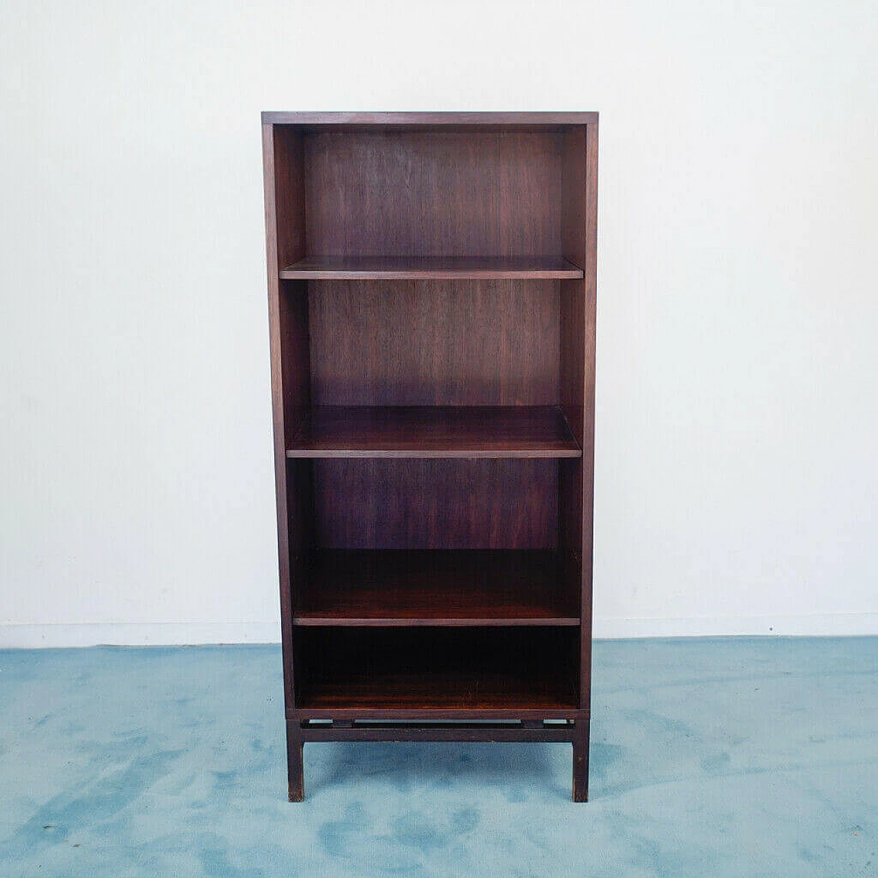 Teak bookcase with 4 shelves, 70's 1160181