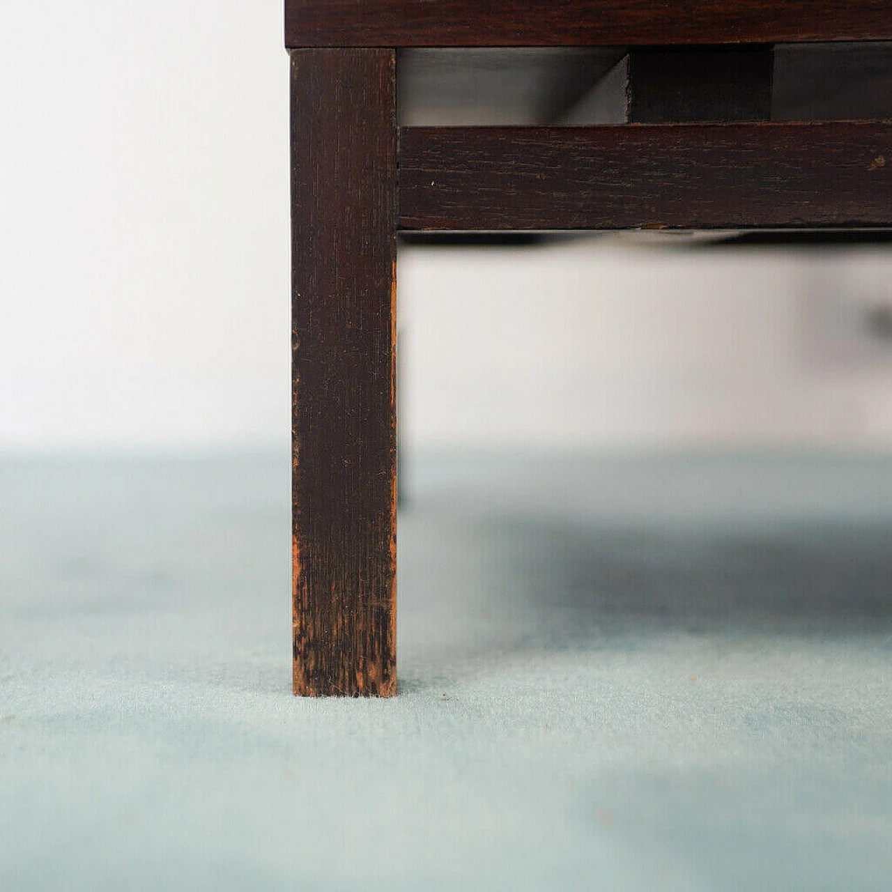 Teak bookcase with 4 shelves, 70's 1160183