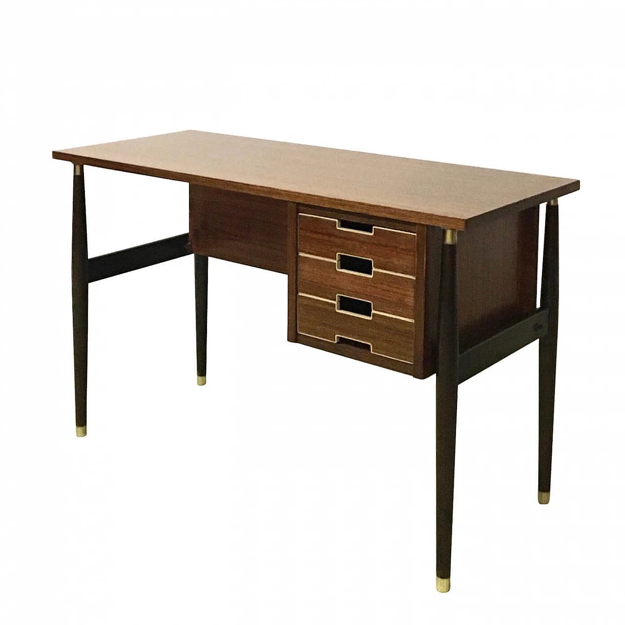 Teak writing desk by Schirolli Mantova, 1960s 1160275
