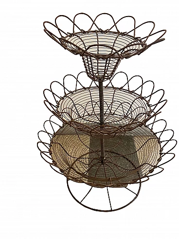 Wire fruit stand Mondo by Paola Navone for Cappellini