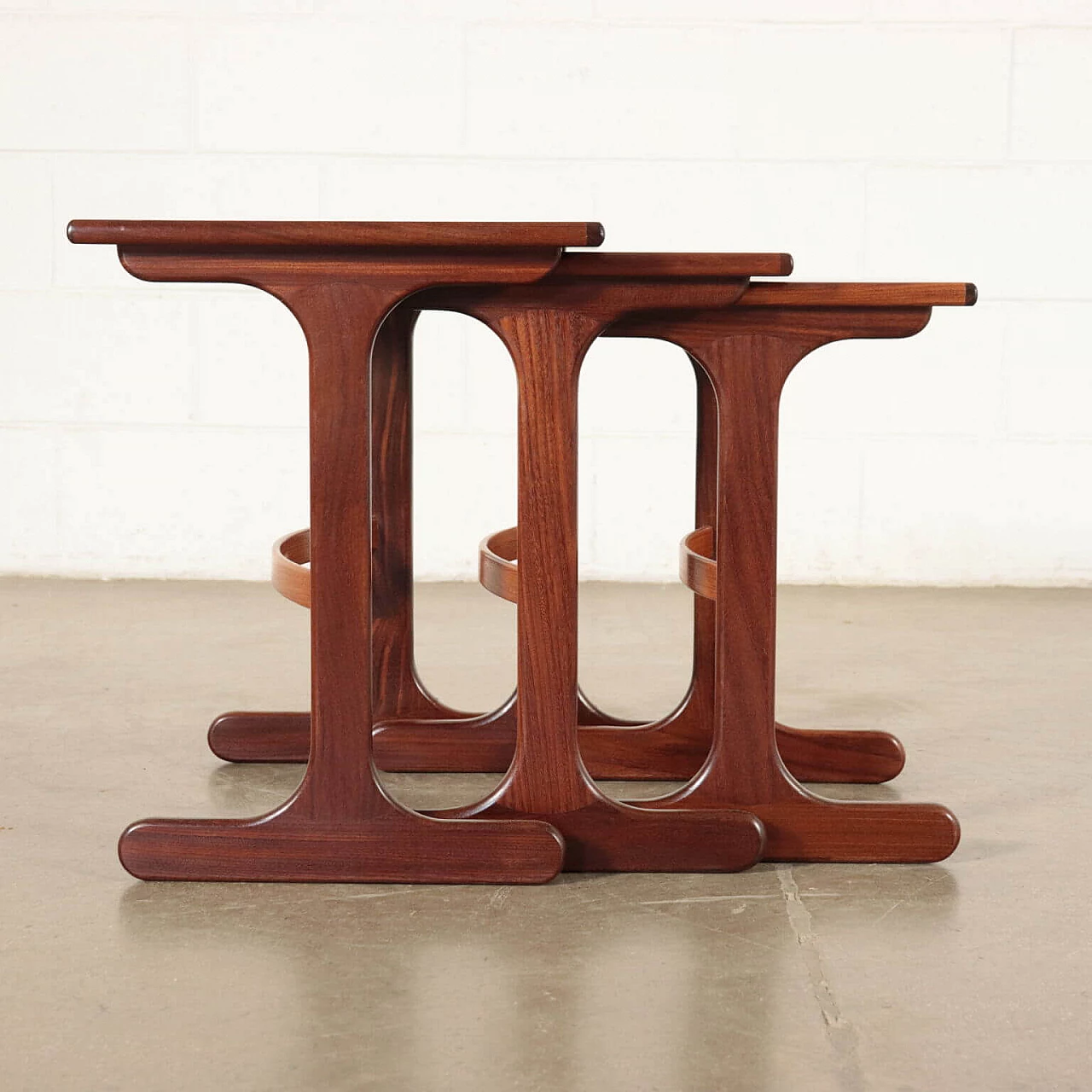 3 Teak nest tables, 1960s 1160724