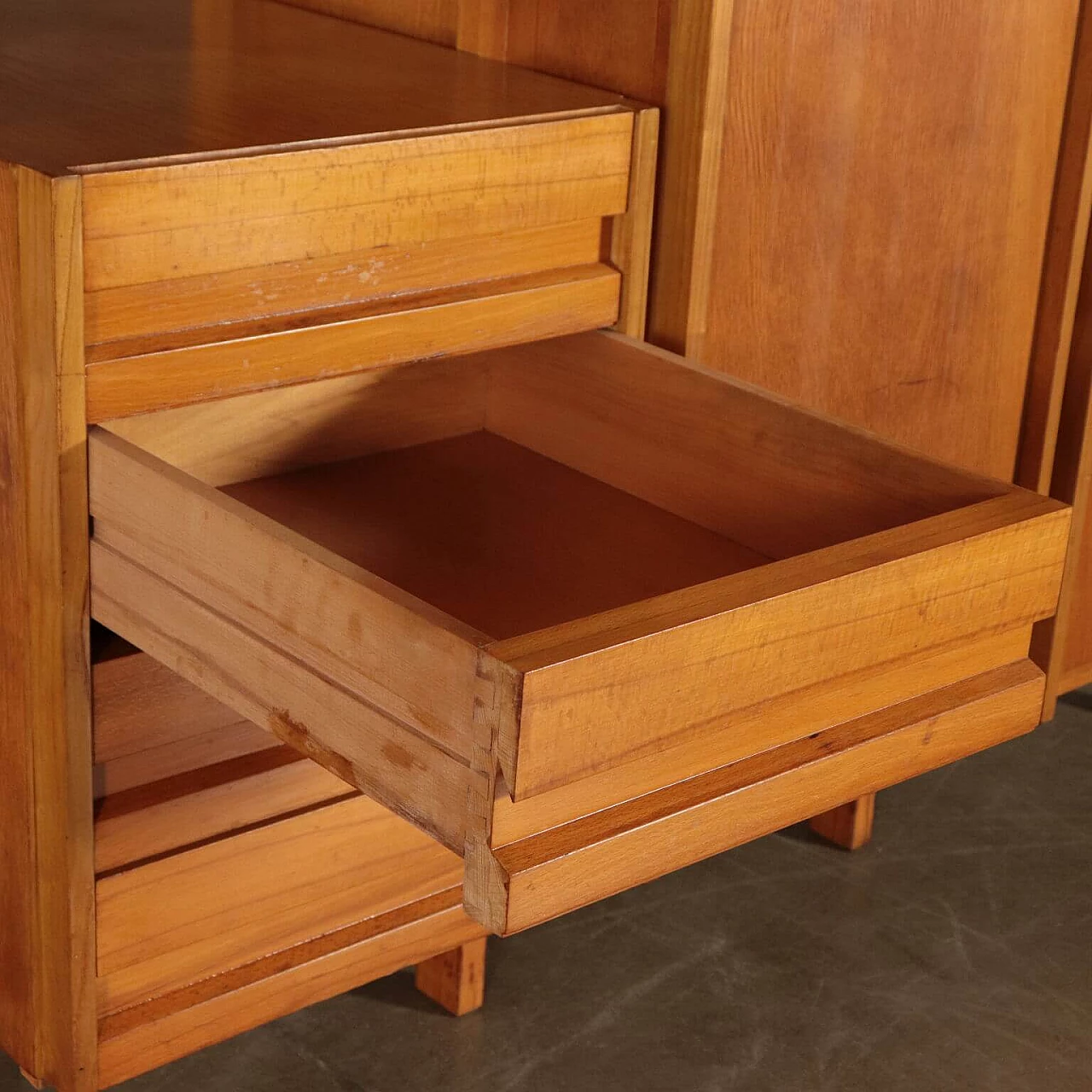 Libreria in faggio di Mario Vender, anni '60 1160858