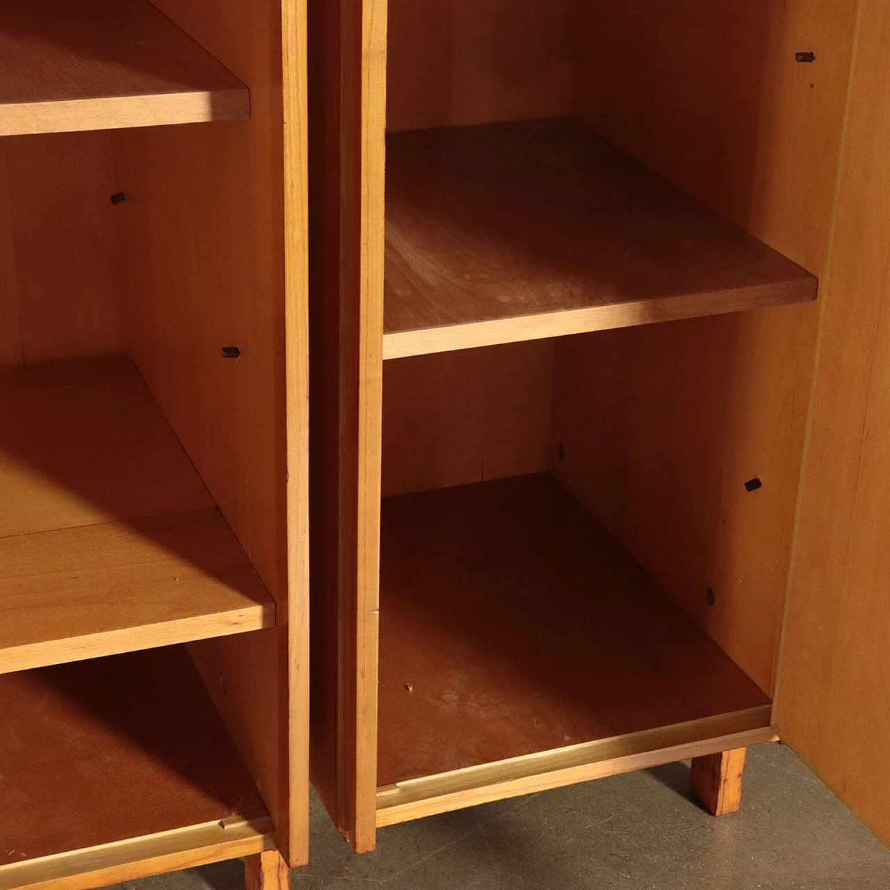 Libreria in faggio di Mario Vender, anni '60 1160859