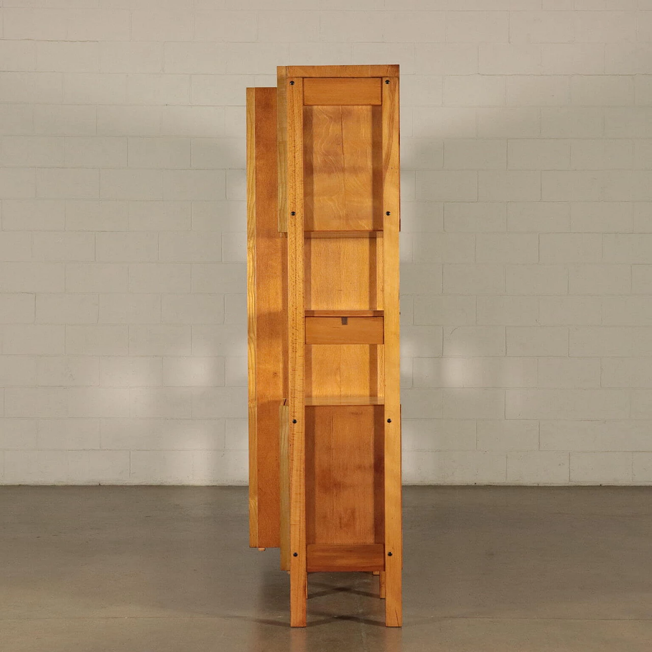 Libreria in faggio di Mario Vender, anni '60 1160864