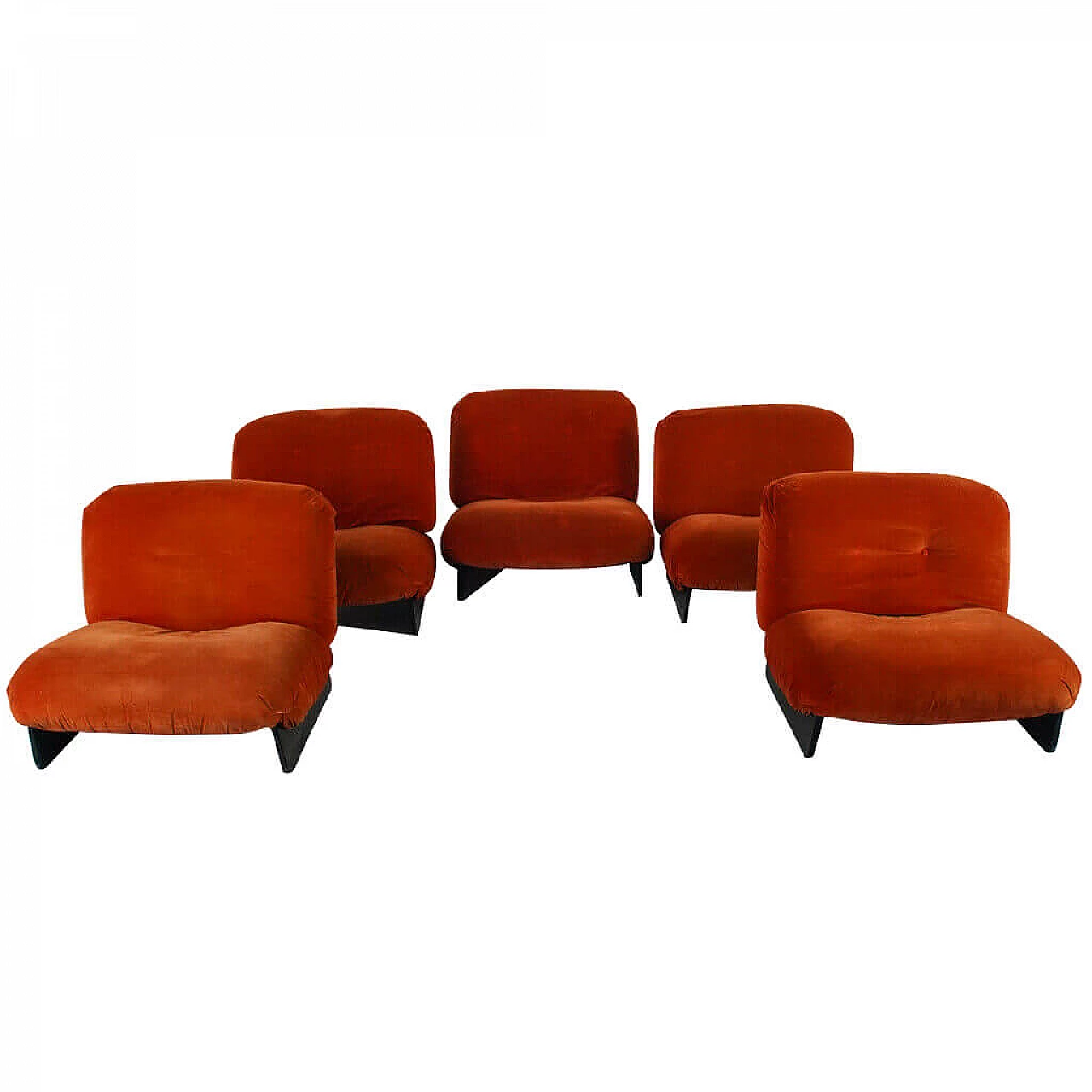 5 Modular armchairs by Mobili Tre D, 70s 1161638