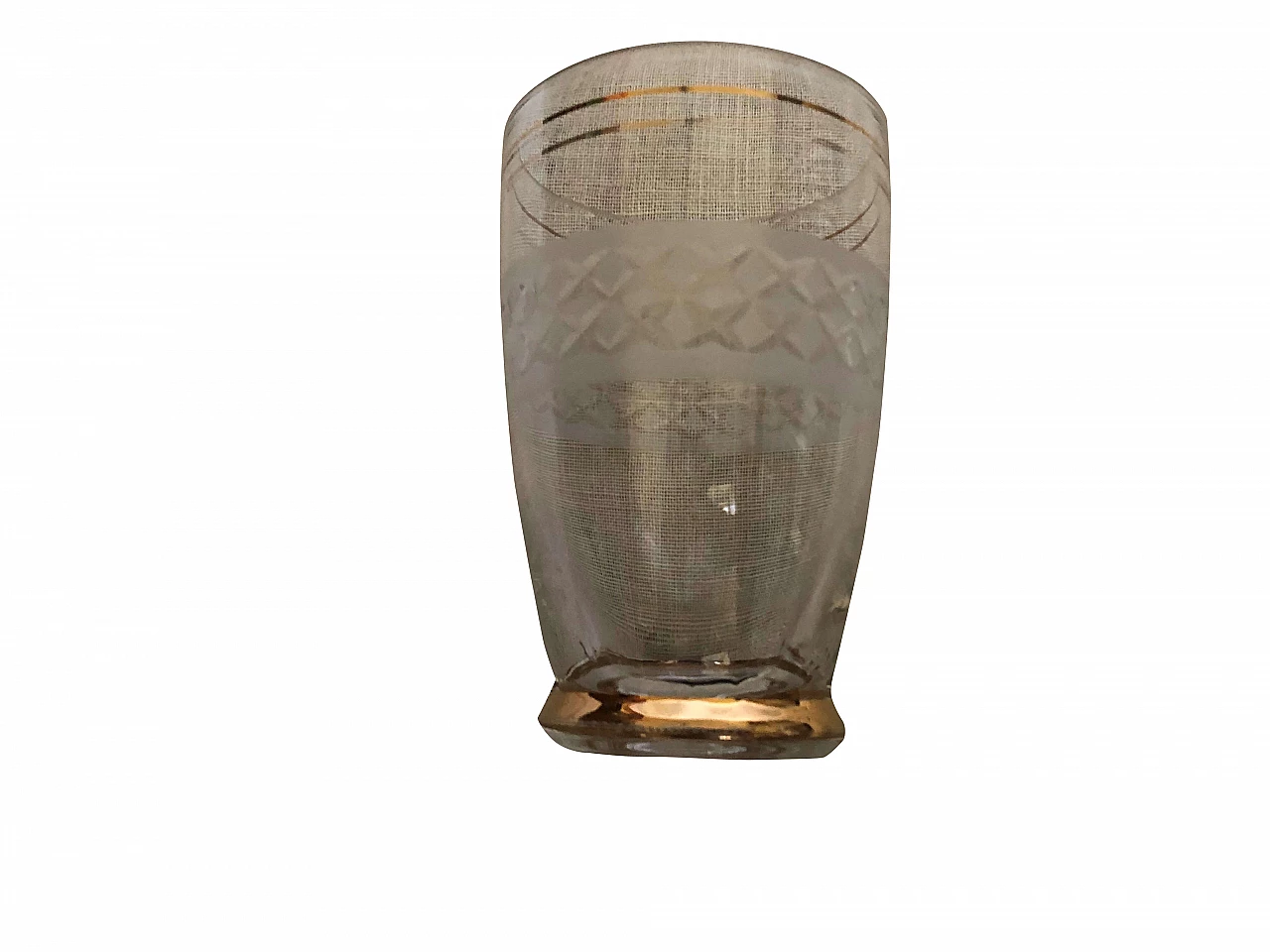 6 Glass with golden rim, 1950s 1162317