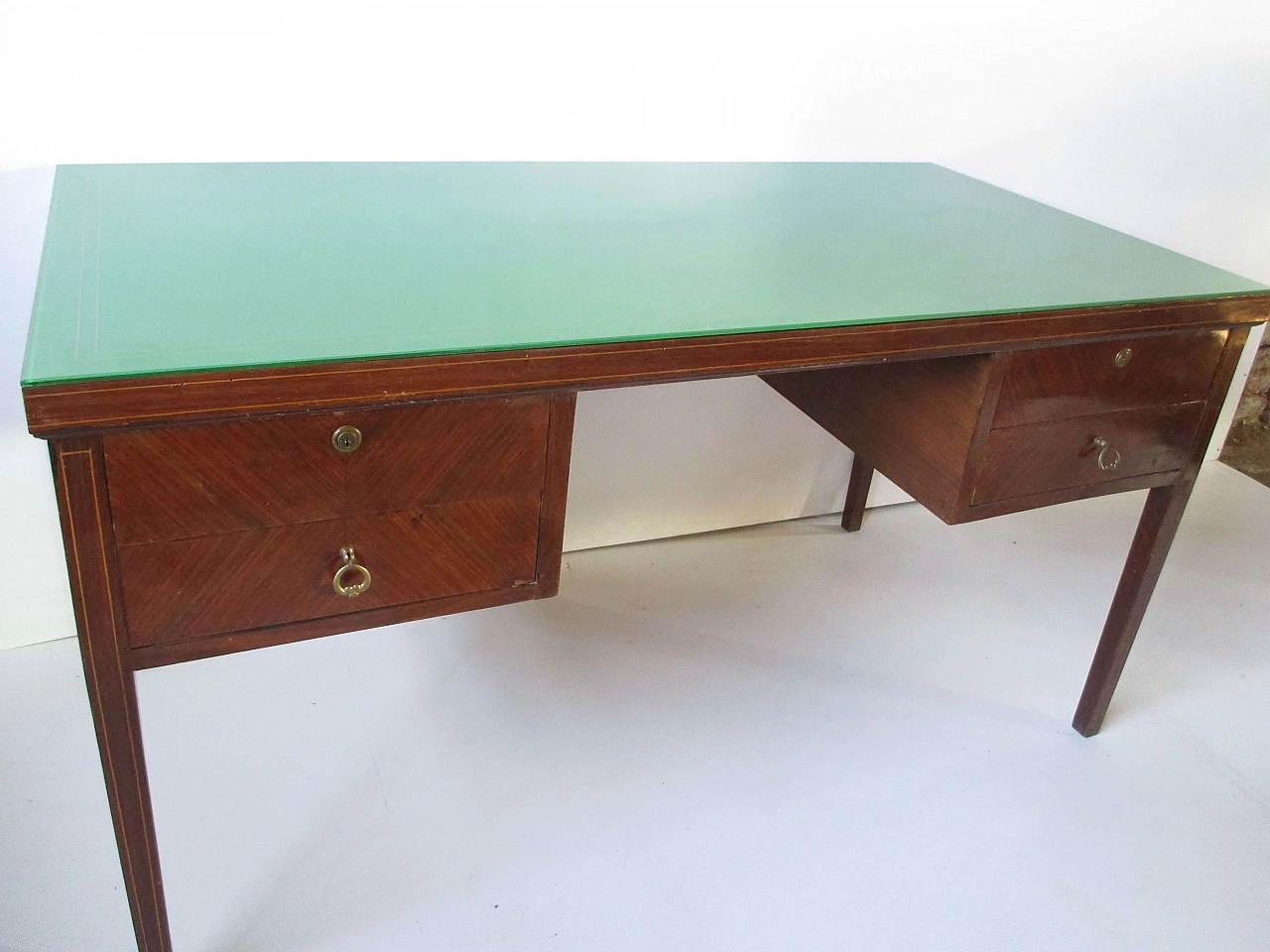 Desk with glass top, 50s 1162434