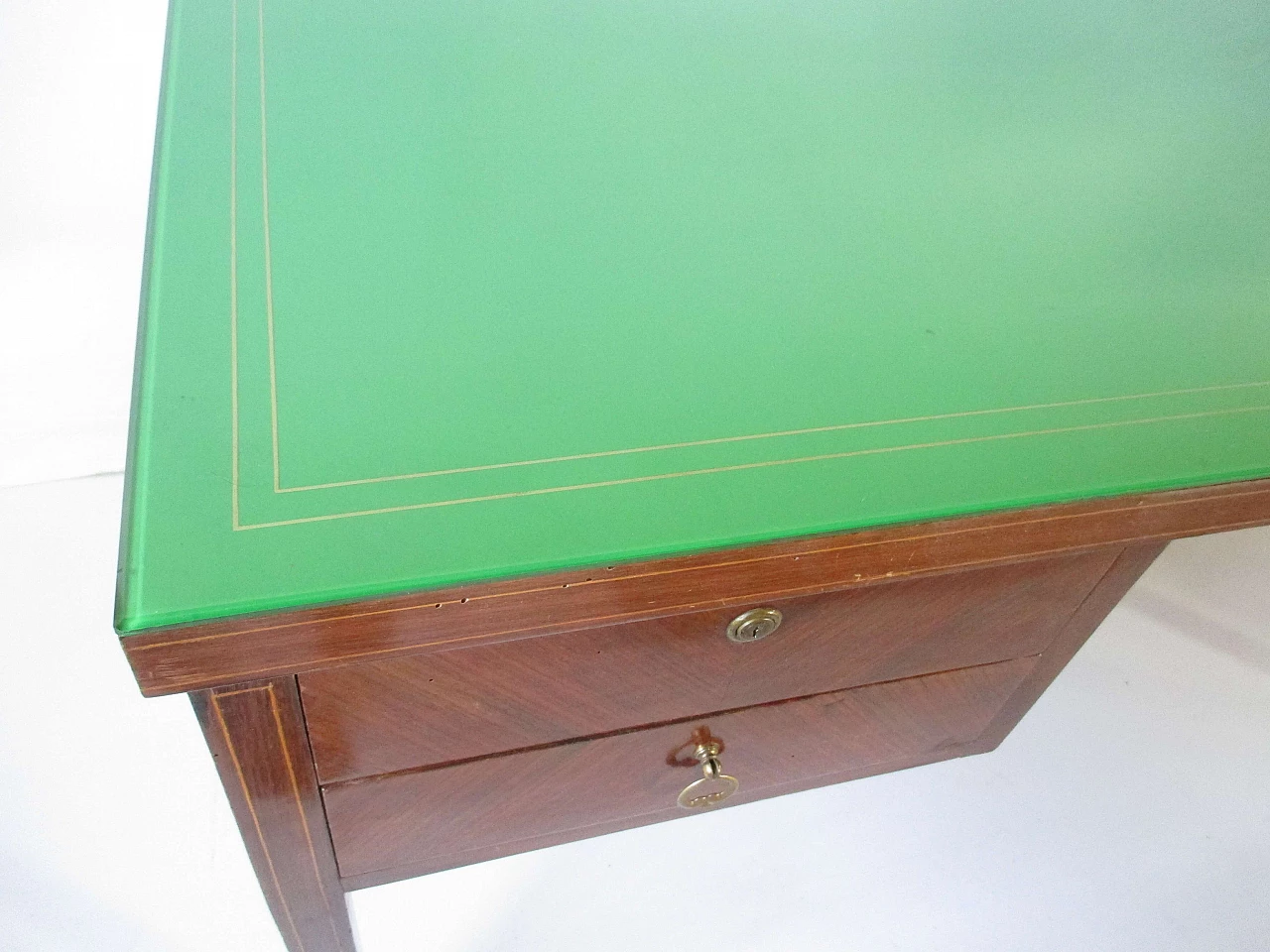 Desk with glass top, 50s 1162438