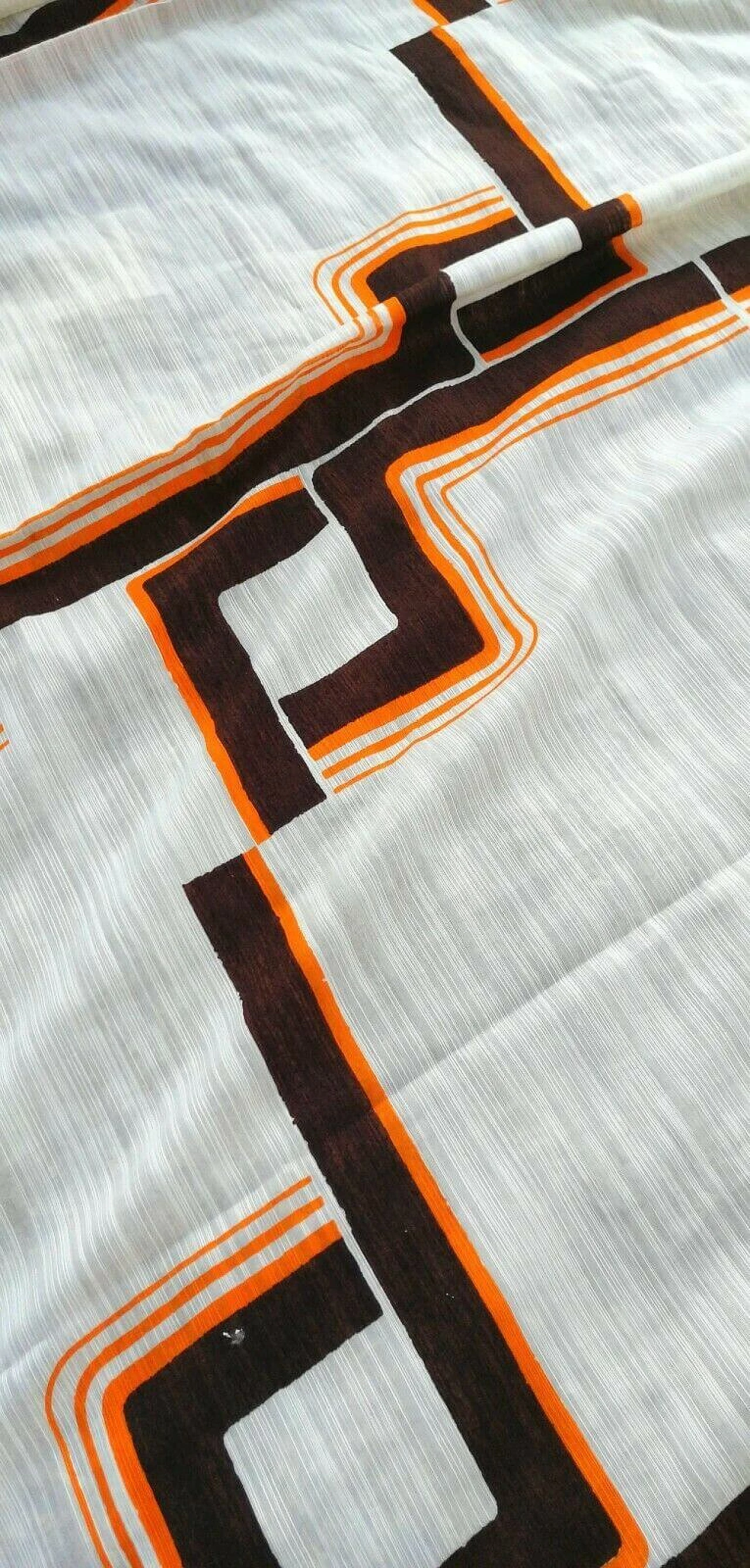 Double tent in optical geometric fabric, 70's 1162531