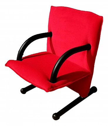 T-Line armchair by Burkhard Vogtherr for Arflex, 80's