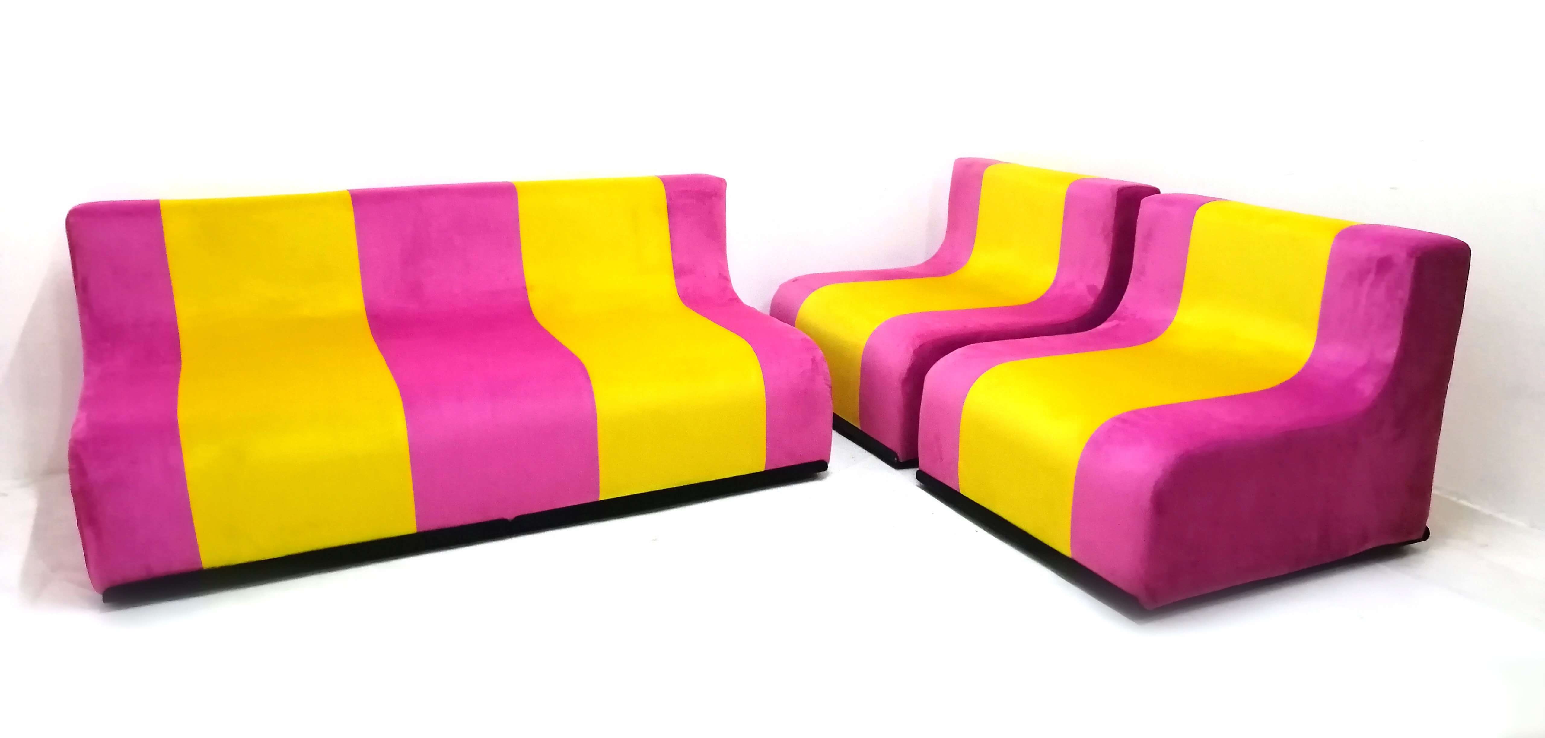 Sofa Superstudio Divani Sofa And Pair Of Armchairs Sofo By