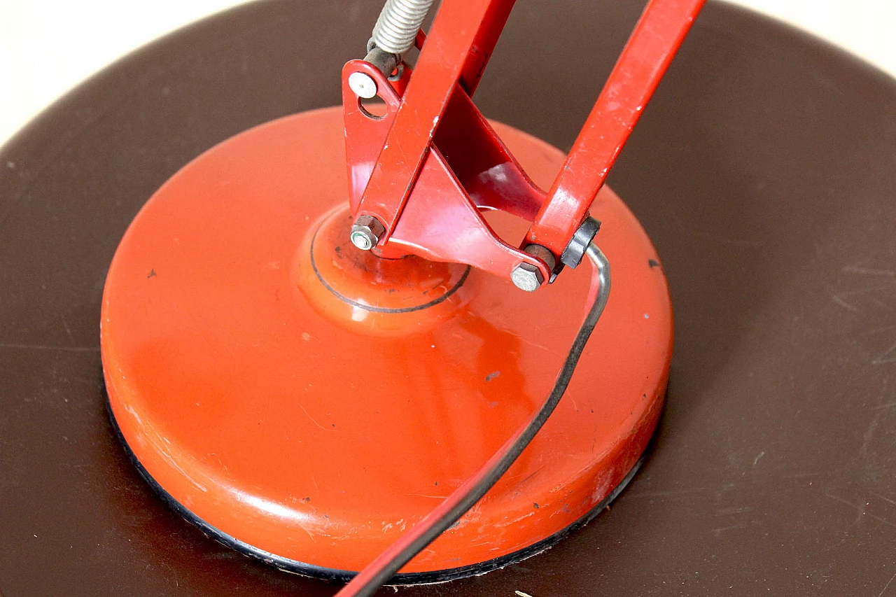 Red table lamp, 80's 1162606