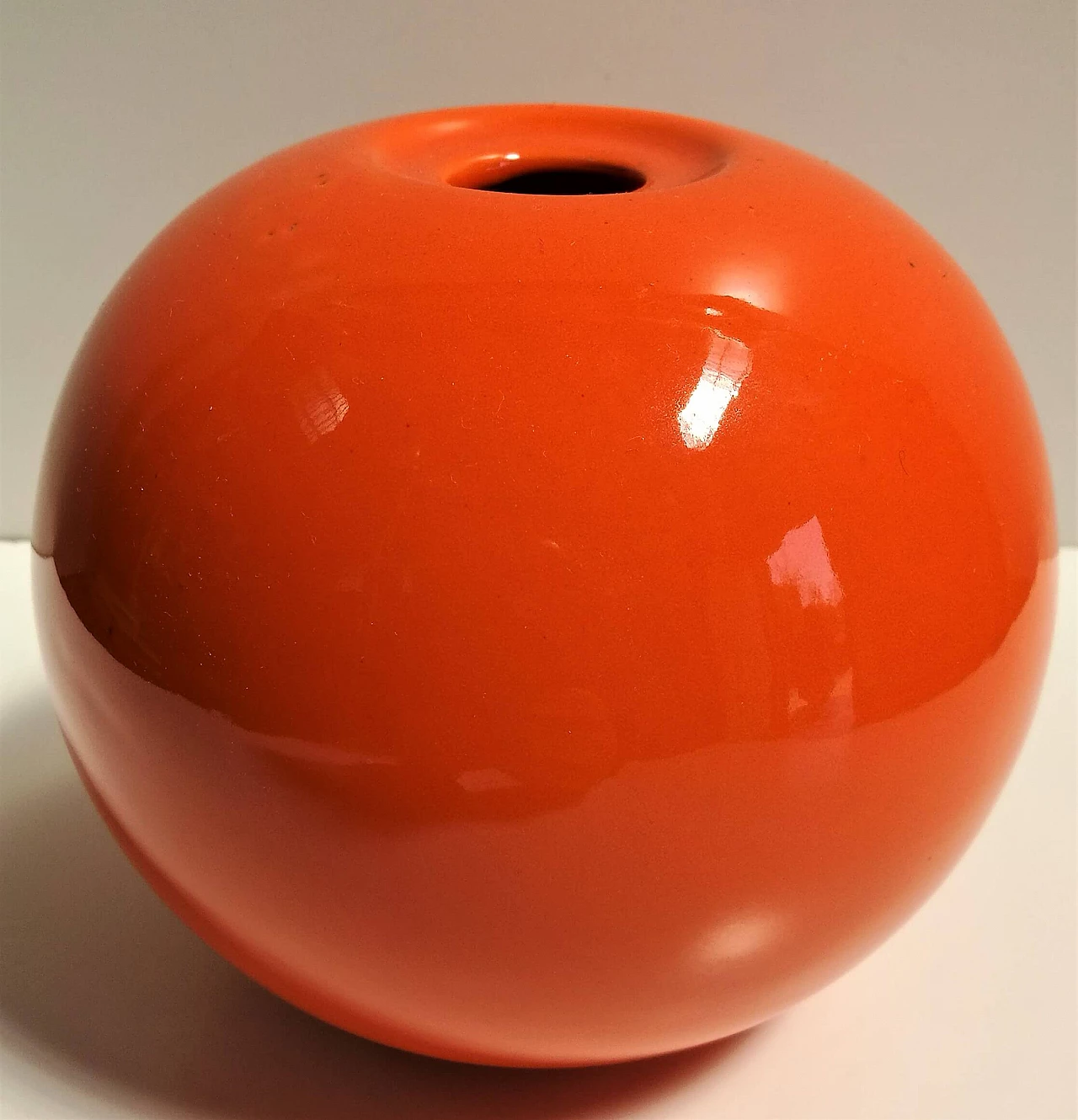 Orange vase by Sergio Asti for Gabbianelli, 1960s 1162852