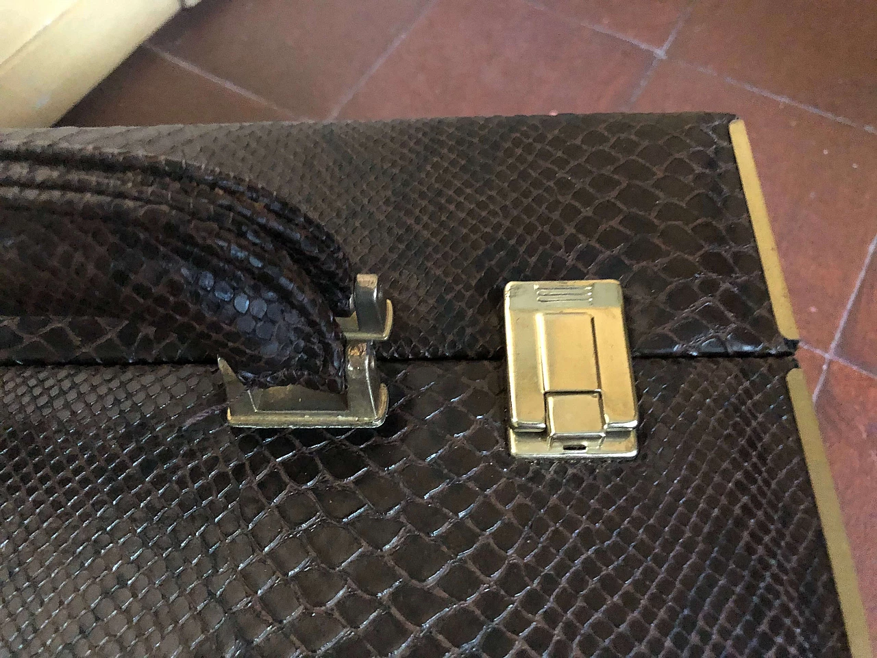 Reptile briefcase, 80's 1162931