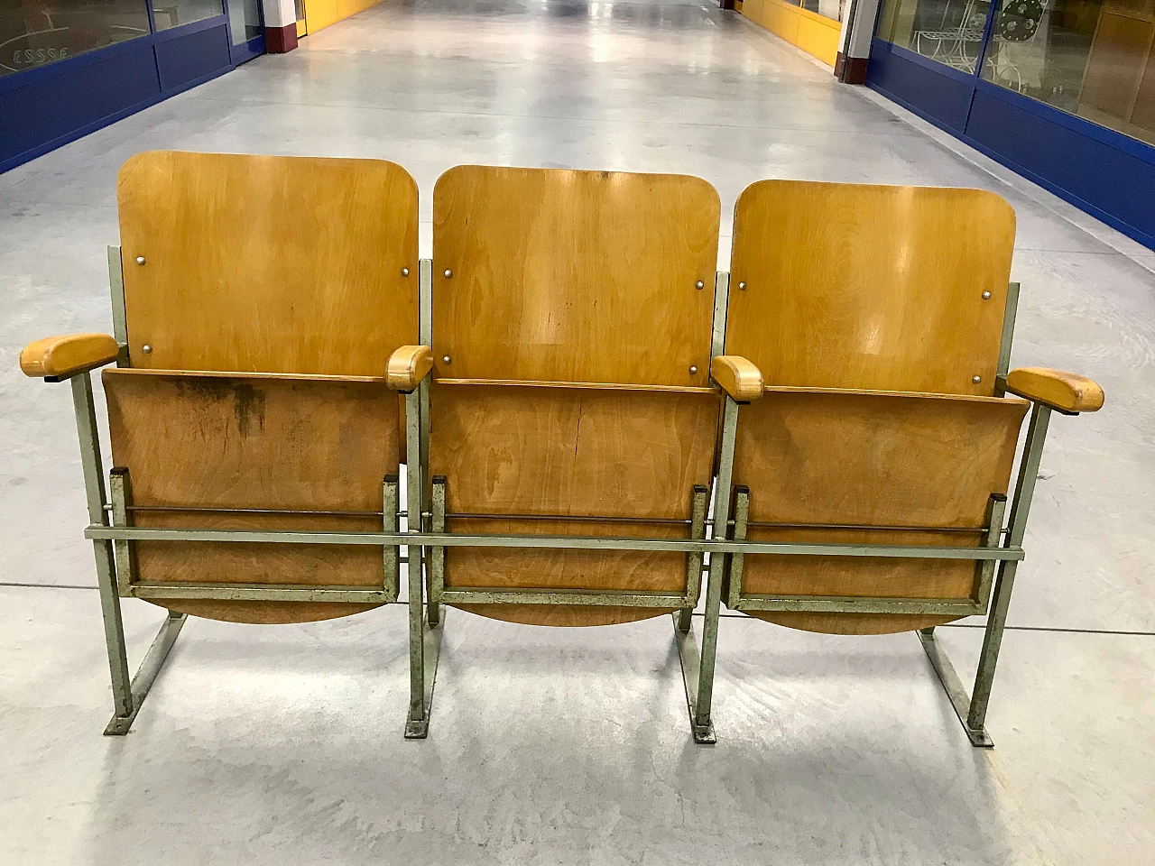 Row of cinema armchairs, 1950s 1163485