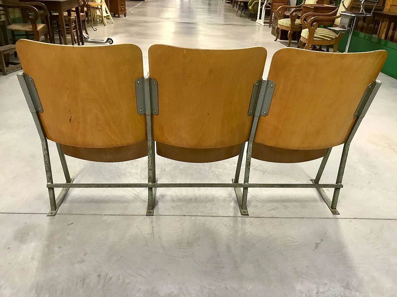 Row of cinema armchairs, 1950s 1163486