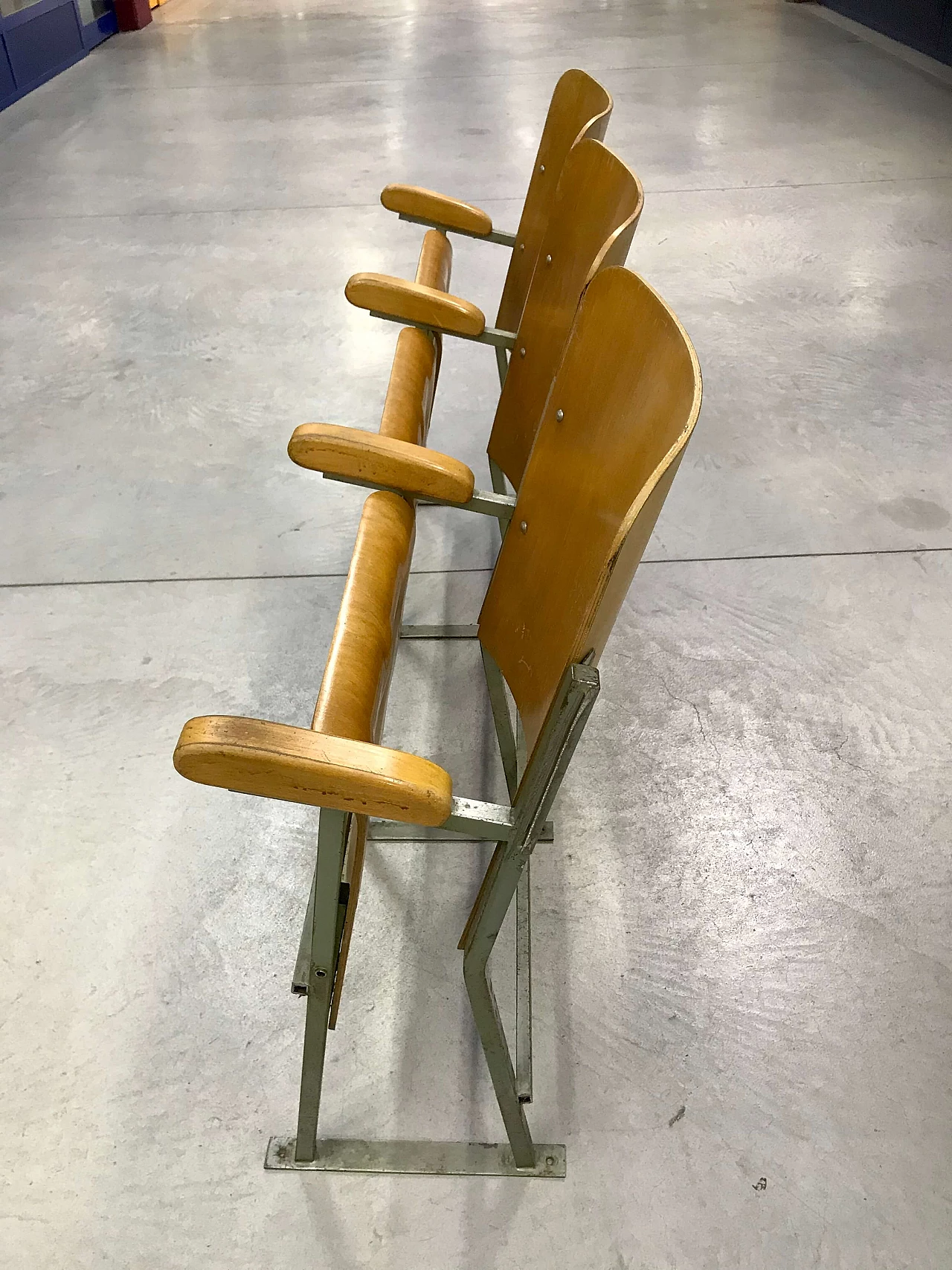 Row of cinema armchairs, 1950s 1163487