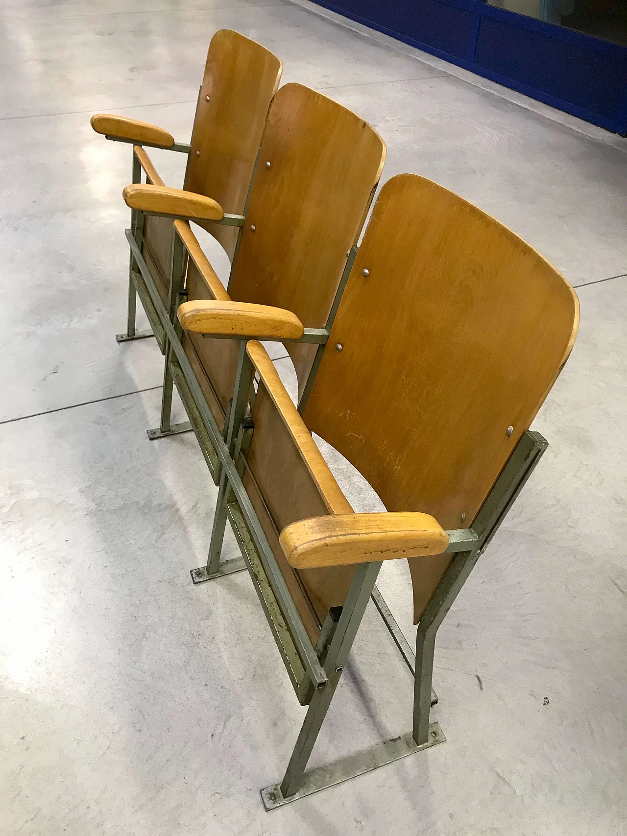 Row of cinema armchairs, 1950s 1163490