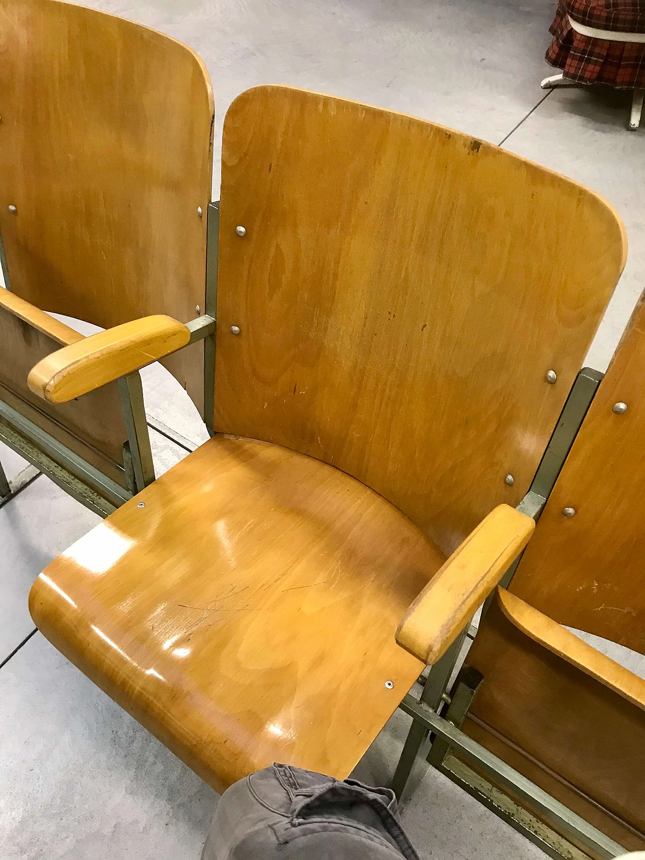 Row of cinema armchairs, 1950s 1163491