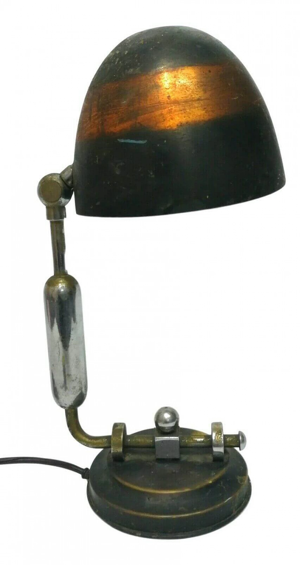 Lampada da tavolo industriale Bauhaus di Anker Lyhne, anni '50 1163920